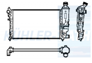 Wasserkhler passend fr Peugeot