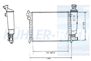 Wasserkhler passend fr Peugeot