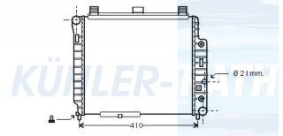 Wasserkhler passend fr Mercedes-Benz