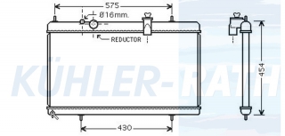 Wasserkhler passend fr Peugeot