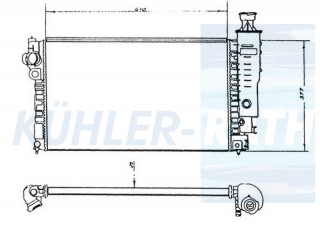 Wasserkhler passend fr Peugeot