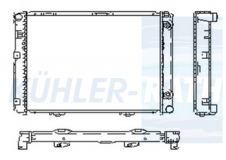 Wasserkhler passend fr Mercedes-Benz