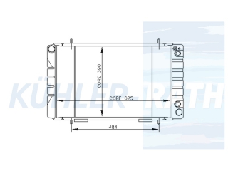 Wasserk�hler passend f�r Land Rover