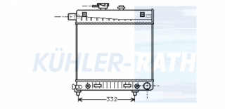 Wasserkhler passend fr Mercedes-Benz