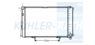 Wasserkhler passend fr Mercedes-Benz