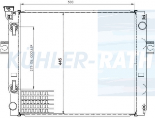 Wasserkhler passend fr Nissan/Toyota