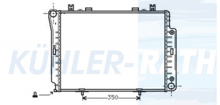 Wasserkhler passend fr Mercedes-Benz