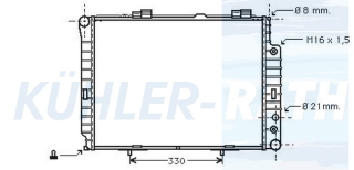 Wasserkhler passend fr Mercedes-Benz