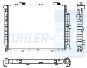 Wasserkhler passend fr Mercedes-Benz