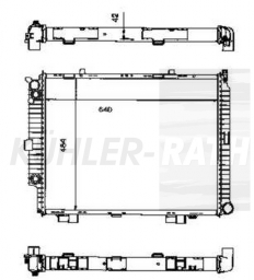 Wasserkhler passend fr Mercedes-Benz