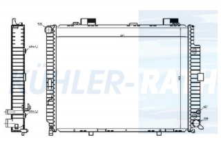 Wasserkhler passend fr Mercedes-Benz