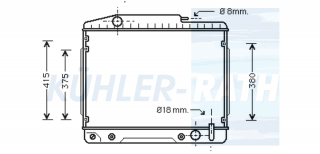 Wasserkhler passend fr Mercedes-Benz