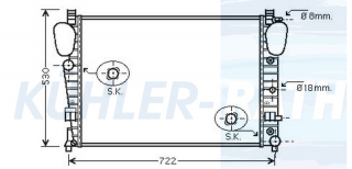 Wasserkhler passend fr Mercedes-Benz