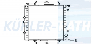 Wasserkhler passend fr Mercedes-Benz