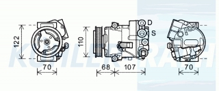 Kompressor passend fr Opel