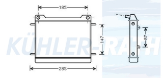 Wasserkhler passend fr Mercedes-Benz