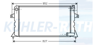 Wasserkhler passend fr Land Rover