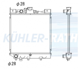 Wasserkhler passend fr Suzuki