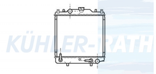 Wasserkhler passend fr Suzuki