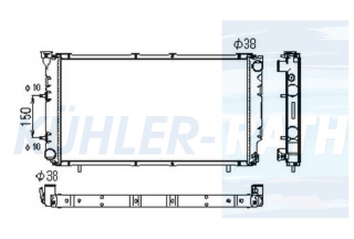 Wasserkhler passend fr Subaru