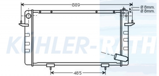 Wasserkhler passend fr Rover