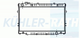 Wasserkhler passend fr Toyota