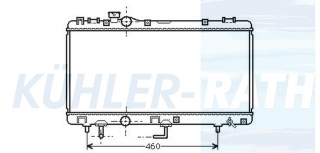 Wasserkhler passend fr Toyota