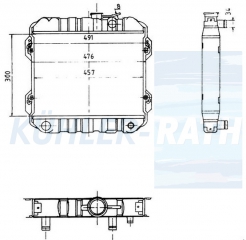 Wasserkhler passend fr Toyota