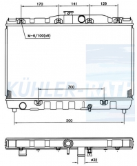 Wasserkhler passend fr Toyota