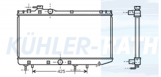 Wasserkhler passend fr Toyota