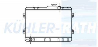 Wasserkhler passend fr Toyota