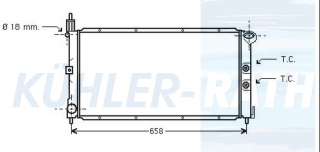 Wasserkhler passend fr Rover