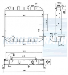 Wasserkhler passend fr Toyota