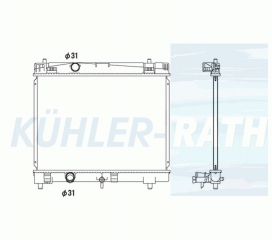 Wasserkhler passend fr Toyota