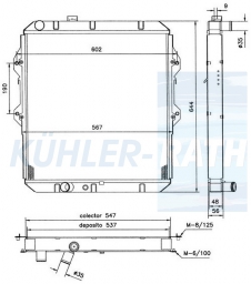 Wasserkhler passend fr Toyota