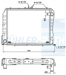 Wasserkhler passend fr Toyota