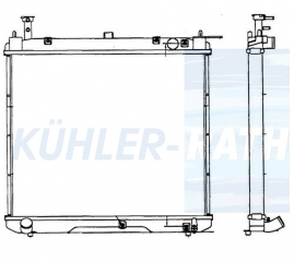 Wasserkhler passend fr Toyota