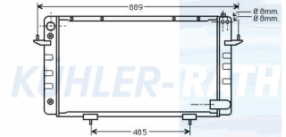 Wasserkhler passend fr Rover