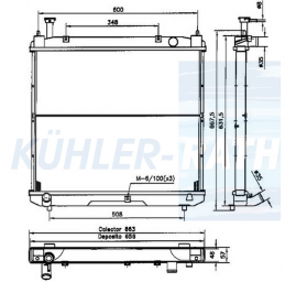 Wasserkhler passend fr Toyota