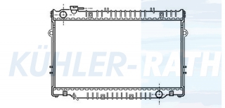 Wasserkhler passend fr Toyota