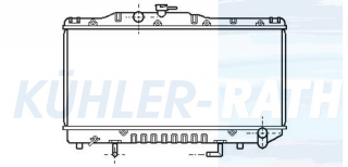 Wasserkhler passend fr Toyota