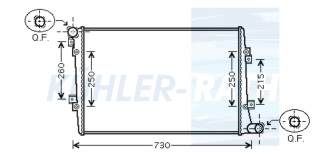 Wasserkhler passend fr VW/Audi/Seat/Skoda