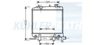 Wasserkhler passend fr Mazda