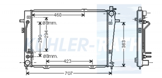 Wasserkhler passend fr Hyundai/Kia