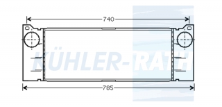 Ladeluftkhler passend fr Mercedes-Benz