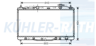 Wasserkhler passend fr Toyota