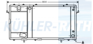 Wasserkhler passend fr Land Rover