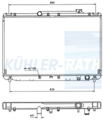 Wasserkhler passend fr Toyota