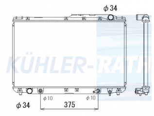 Wasserkhler passend fr Toyota