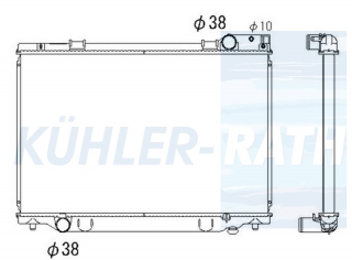 Wasserkhler passend fr Toyota